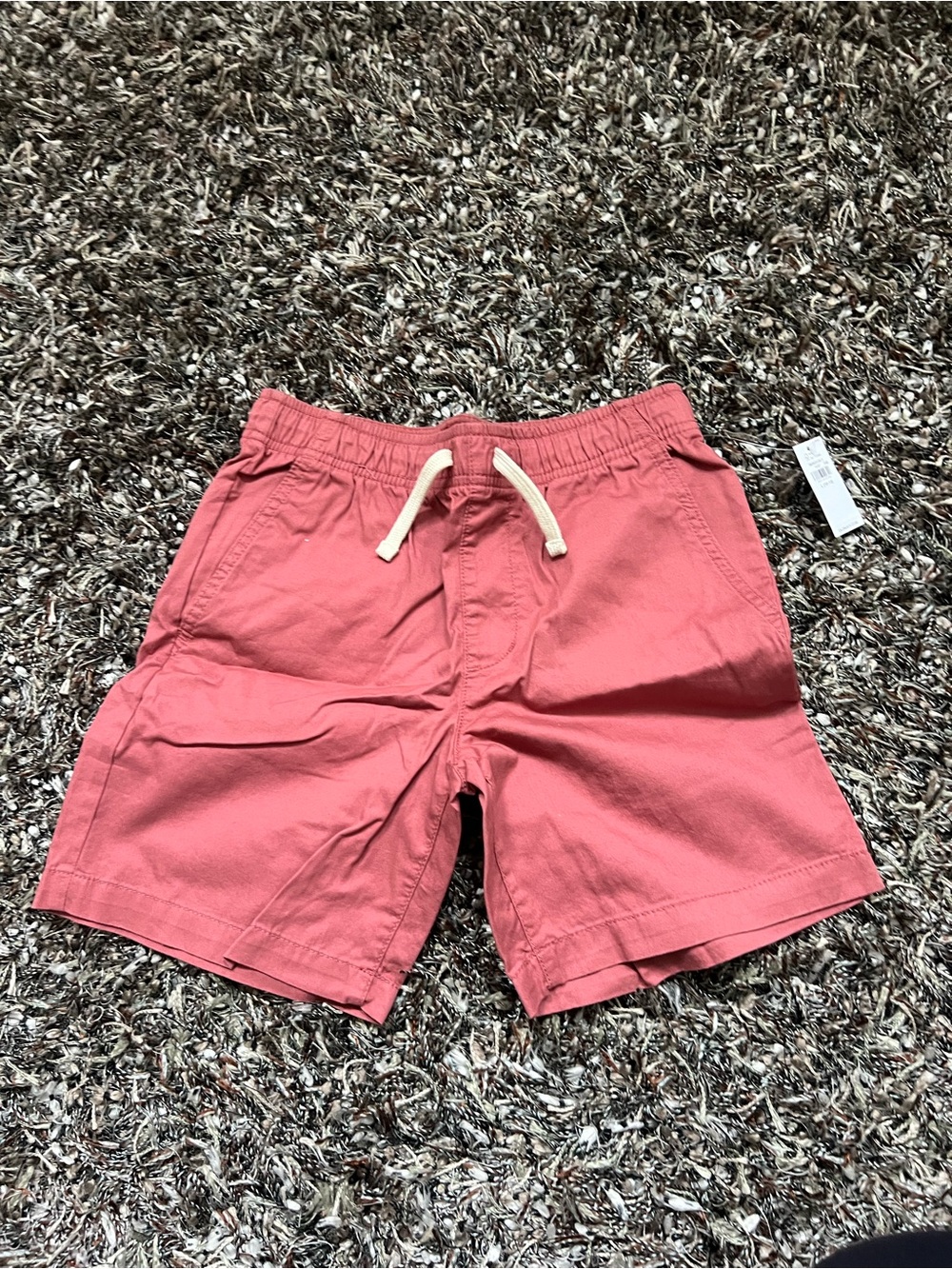 NWT Old Navy Boys Pull-On Shorts Coral Size L 10/12